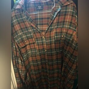 Grunge Goddess Flannel in Edgy Plaid